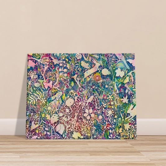 Nature Fantasia 'Secret Garden'  Slim Canvas  27x35 cm / 11x14″  wrap around edges